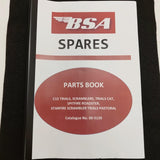 BSA C15 Parts Book Trials/Scrambler 1965