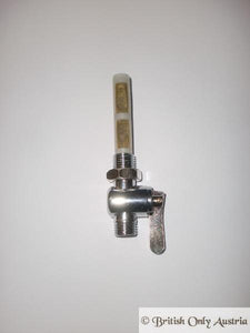 Triumph Petrol Tap without Tube 1/4"-1/4" BSP