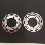 Vincent Series B, C, D Spoke Flange stainless 5-hole. Pair