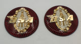 BSA Tank Badges Piled Arms /Pair