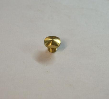 Vincent Footpiece Plug Brass 18TPI