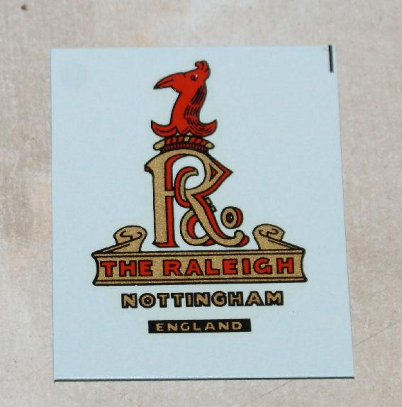 Raleigh Transfer for Headstock 1921-on