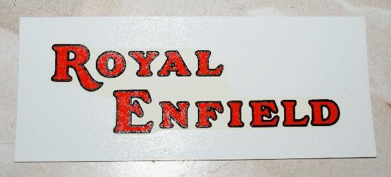Royal Enfield Transfer for Tank 1939 on