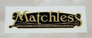 Matchless Sticker for Tank 1927-30
