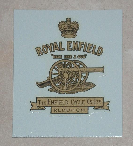 Royal Enfield Transfer for Headstock/Licence Holder to 1930