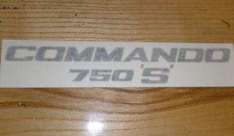 Norton Commando 750 'S' Sticker