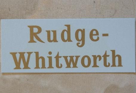 Rudge Whitworth Transfer