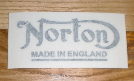 Norton, Made in England Sticker Fastback 1960's