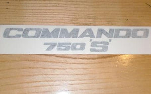 Norton Commando 750 'S' Sticker f. Side Panel 1969