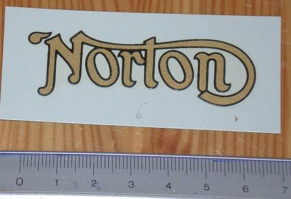 Norton Transfer f. Rear Mudguard 1930 on