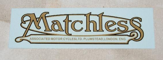 Matchless Transfer for Rear Mudguard 1946-63