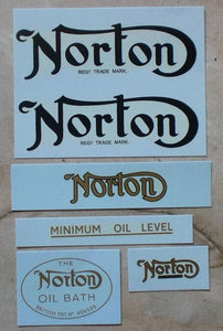 Norton Model 7 1949-52 Transfer Set