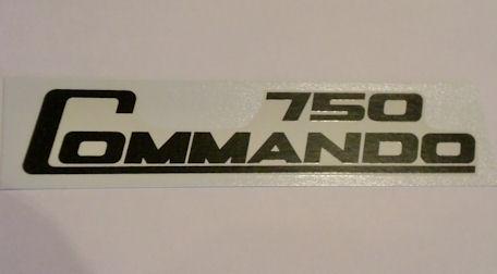 Norton Commando 750 Transfer for Side Cover