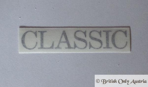 Norton 'Classic' Sticker for Side Cover 1987
