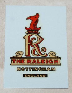 Raleigh Transfer for Rear Mudguard 1921/33