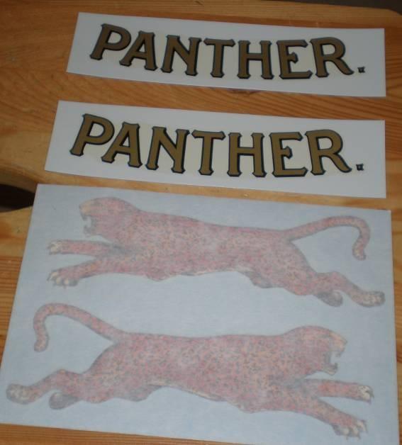 Panther Transfer/Sticker Set 1933-37