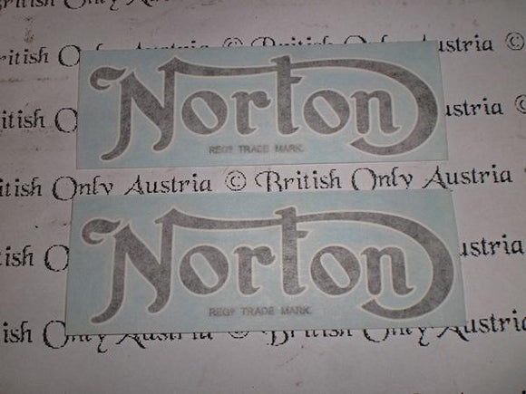 Norton Sticker for Tank / Pair