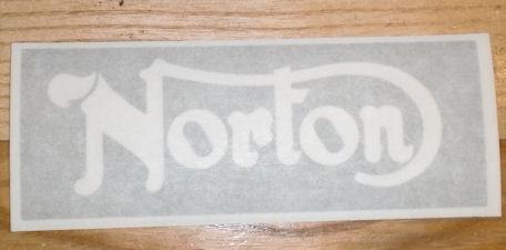 Norton Stencil Sticker for Seat (Fabric Paint required)