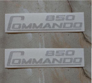 Norton Commando 850 Side Panel Sticker, Gold /Pair