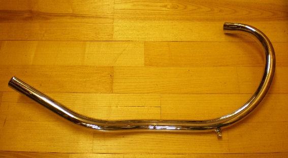 Matchless G3L Jampot Exhaust Pipe 350 cc 1951-56 Swinging Arm 1 1/2