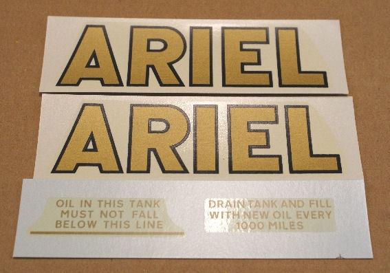 Ariel Transfer/Sticker Set for Red Hunter 1933