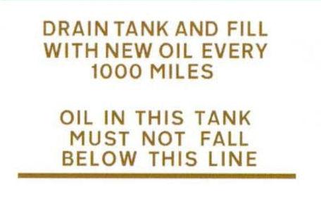 Ariel Oil Tank Transfer 1933/51