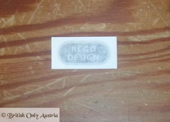 Ariel Headlight Sticker, Regd. Design 1959-65