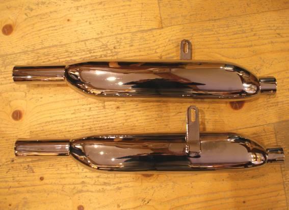 AJS/Matchless Silencers G12/M31/CSR 1 5/8