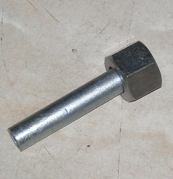 Fuel Pipe - Straight with nut 1/4