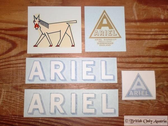 Ariel Transfer/Sticker Set 1930
