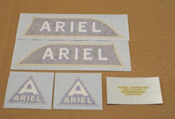 Ariel Transfer/Sticker Set 1931