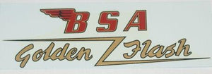 BSA Golden Flash Rear Mudguard Transfer