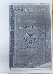 Matchless Spares List Copy 1958