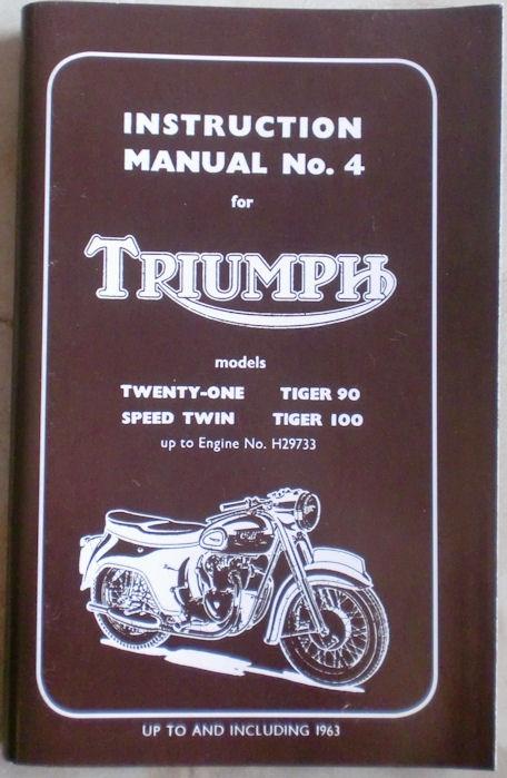 Triumph Instruction Manual for Triumph