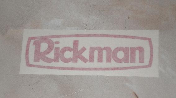 Rickman Sticker for Tank 1960's