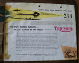 Triumph, The Best Motorcycle in the World, Brochure