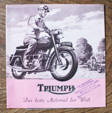 Triumph, The Best Motorcycle in the World, Brochure