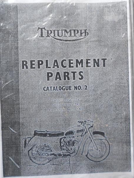 Triumph Replacement Parts No. 2 Copy