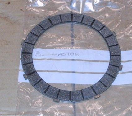 Velocette Clutch plate, 3- plate type MSS after 1954 Sw. Arm