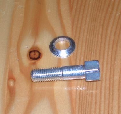 Triumph Bolt and Washer f. finned Exhaust Pipe Clip 1 3/4