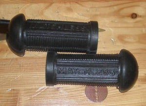 Matchless Footrest Rubbers with Logo/Pair