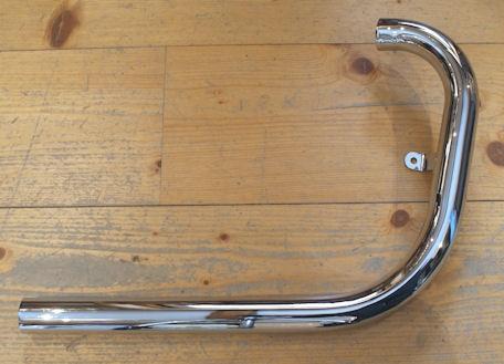 BSA Empire Star 500cc Exhaust Pipe with Bracket 1 7/8