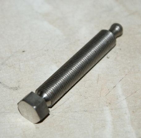 Vincent Chain Adjuster Screw, stainless 26TPI BSC 3/8
