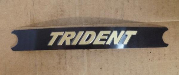 Triumph Trident Decal Black/Gold T150