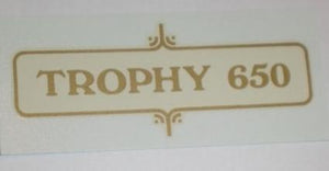 Triumph "Trophy 650" Panel Transfer 1970 on