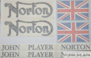 John Player Norton Sticker Set 1975