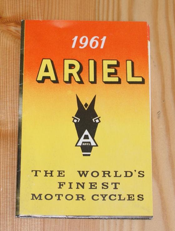 Ariel 1961 the world´s finest motor cycles, Brochure