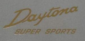 Triumph "Daytona Super Sports" Toolbox / Tank Top Transfer 1968-70