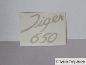 Triumph 650cc Sticker for Sidecover 1970/71