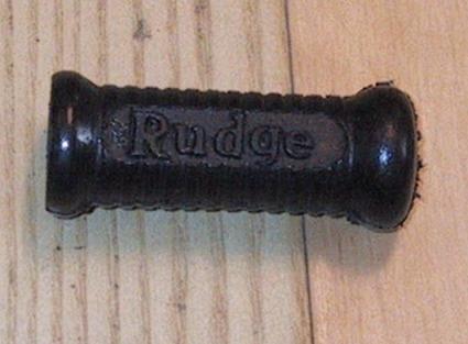 Rudge Gearchange rubber with Logo, closed end